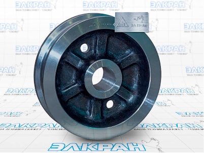 Колеса крановые двухребордные (K2Р)